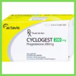 Thuốc Cyclogest 200mg là thuốc gì? Công dụng và liều Thuốc Cyclogest 200mg Actavis điều trị các hội chứng tiền kinh, trầm cảm