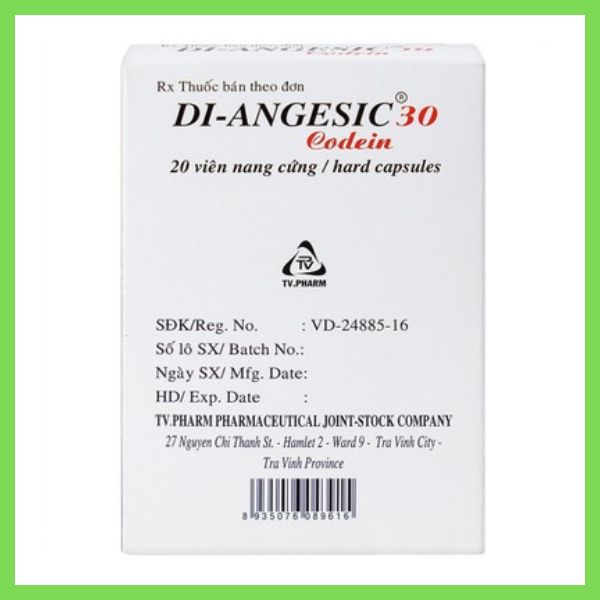 Thuốc Di-Angesic 30 Codein giảm đau cấp tính mức độ trung bình (4)