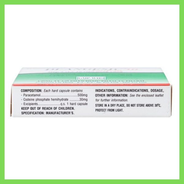 Thuốc Di-Angesic 30 Codein giảm đau cấp tính mức độ trung bình (2)