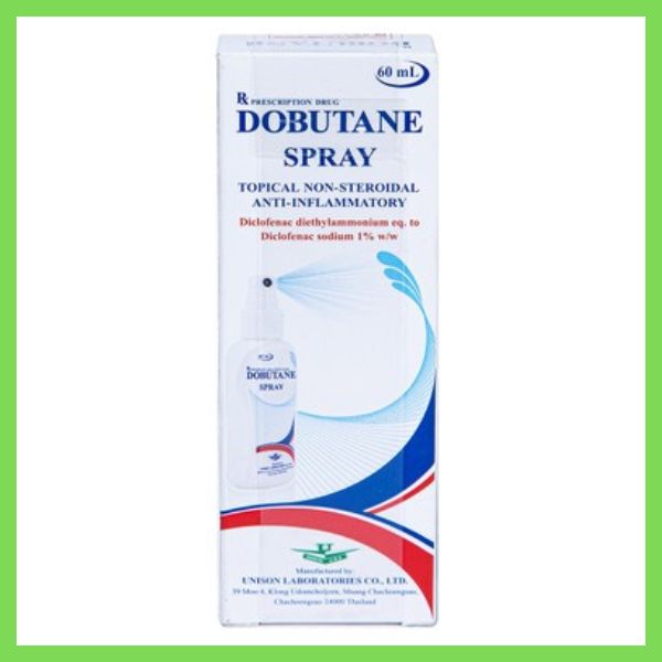 Thuốc Dobutane Spray giảm đau, chống viêm trong bệnh lý cơ xương và khớp