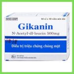 Thuốc Gikanin 500mg Khapharco điều trị chứng chóng mặt