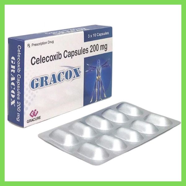 Thuốc Gracox 200mg giảm đau do thoái hóa khớp