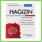 Thuốc Hagizin 5mg DHG điều trị dự phòng đau nửa đầu, chóng mặt, hoa mắt