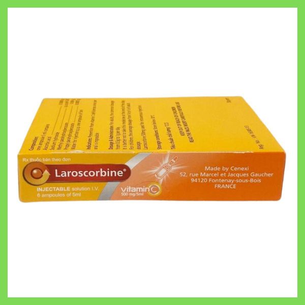 Thuốc Laroscorbine 500mg/5ml ngăn ngừa nguy cơ thiếu hụt vitamin C (2)