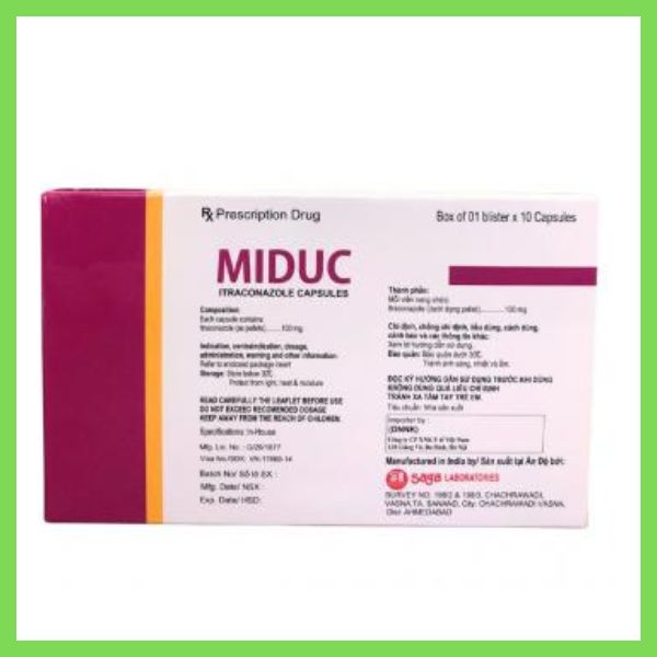 Thuốc MIDUC 100mg công dụng, liều dùng và cảnh báo 13 Thuốc Miduc điều trị nấm (6)