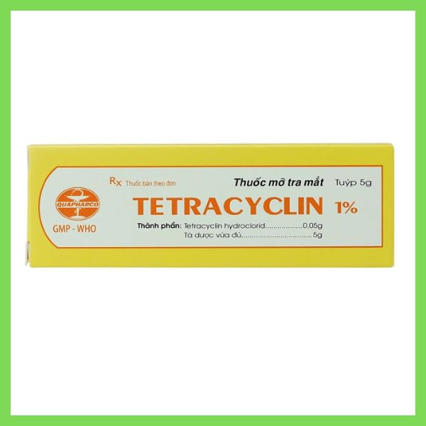 Thuốc mỡ tra mắt Tetracyclin 1% Vidipha điều trị nhiễm khuẩn mắt (4)