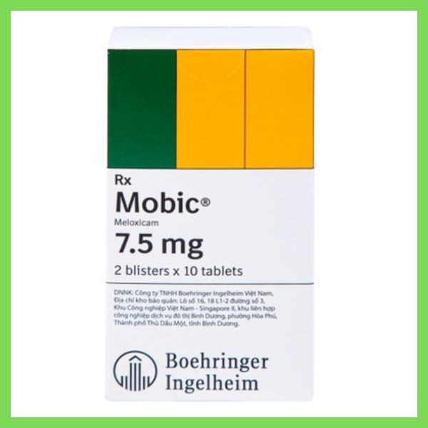 Thuốc Mobic 7.5mg là thuốc gì? Công dụng và liều dùng 11 Thuốc Mobic 7.5mg Boehringer điều trị viêm xương khớp (5)