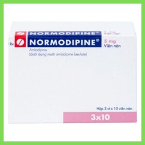 Thuốc Normodipine 5mg Gedeon điều trị tăng huyết áp, đau thắt ngực ổn định