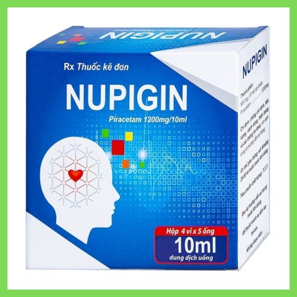 Thuốc Nupigin 1200mg/10ml điều trị rung giật cơ nguồn gốc vỏ não