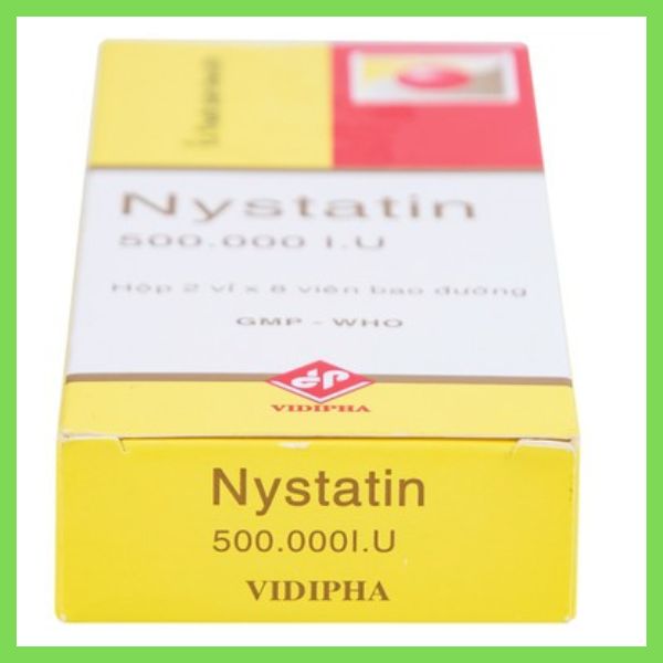 Thuốc Nystatin 500.000UI là thuốc gì? Công dụng và liều dùng 10 Thuốc Nystatin 500.000I.U Vidipha dự phòng và điều trị nhiễm nấm Candida (3)