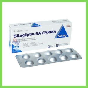 Thuốc Sitagliptin-5A FARMA 50mg Eloge kiểm soát đường huyết ở bệnh đái tháo đường típ 2