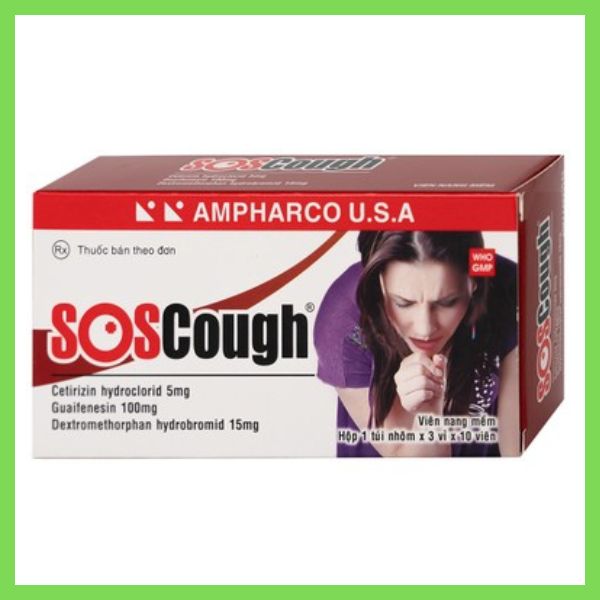 Thuốc SOSCough công dụng, liều dùng và cảnh báo 16 Thuốc SOSCough Ampharco điều trị ho khan, ho do kích (8)