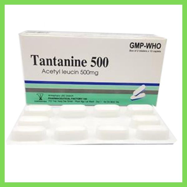 Thuốc Tantanine 500 tăng tuần hoàn máu não điều trị chứng chóng mặt (1)