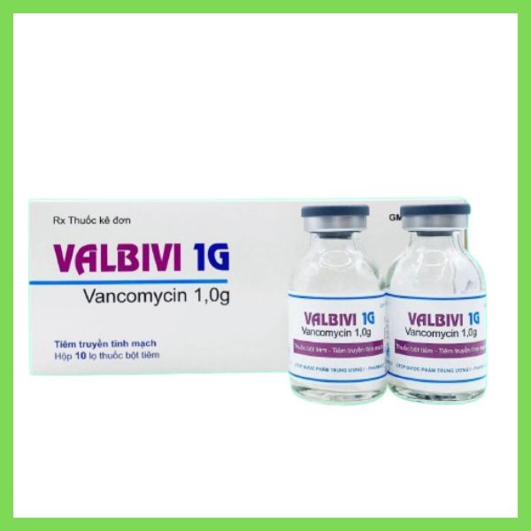 Thuốc Vancomycin Valbivi 1g điều trị nhiễm khuẩn nặng (2)