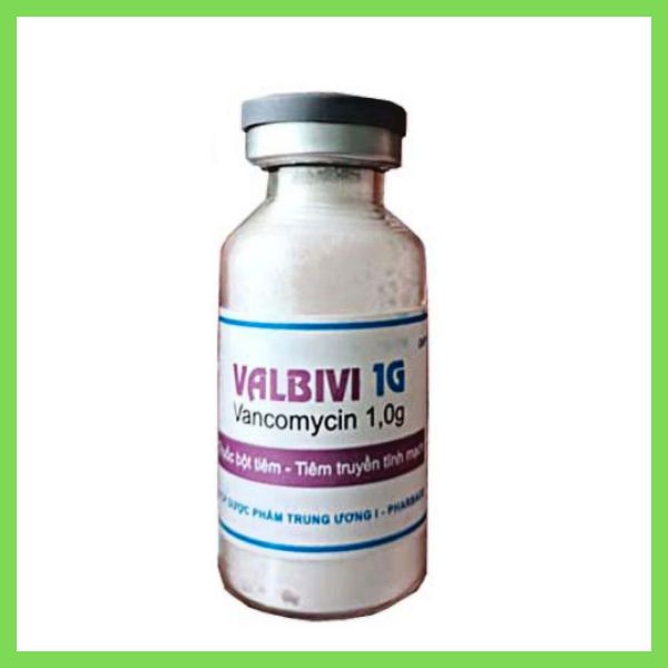 Thuốc Vancomycin Valbivi 1g điều trị nhiễm khuẩn nặng (1)