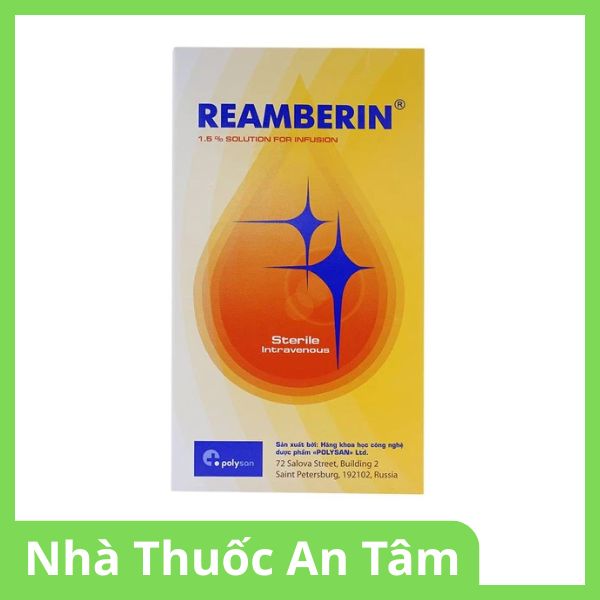 Dung dịch truyền Reamberin giảm oxy huyết và giải độc