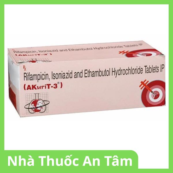 Viên nén Akurit-3 Lupin điều trị lao phổi
