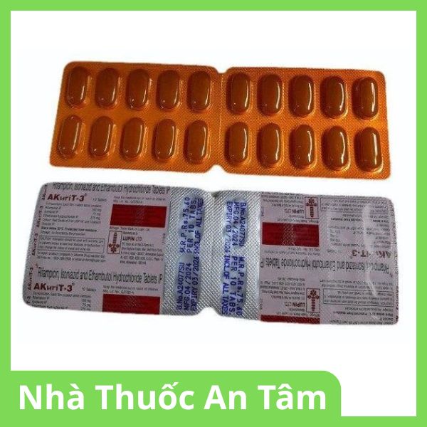Viên nén Akurit-3 Lupin điều trị lao phổi (3)