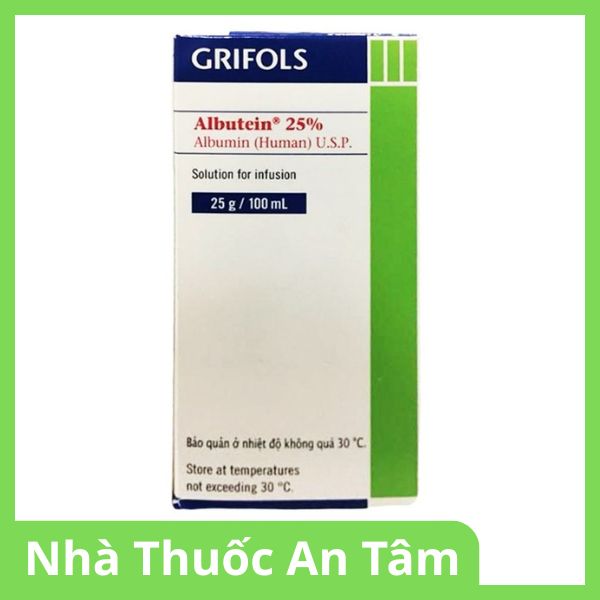 Dịch truyền Albutein 25% điều trị sốc giảm thể tích