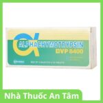 Thuốc Alphachymotrypsin BVP 8400 chống viêm, chống phù nề (2 vỉ x 10 viên) Viên nén Alphachymotrypsin BVP 8400 chống viêm, chống phù nề