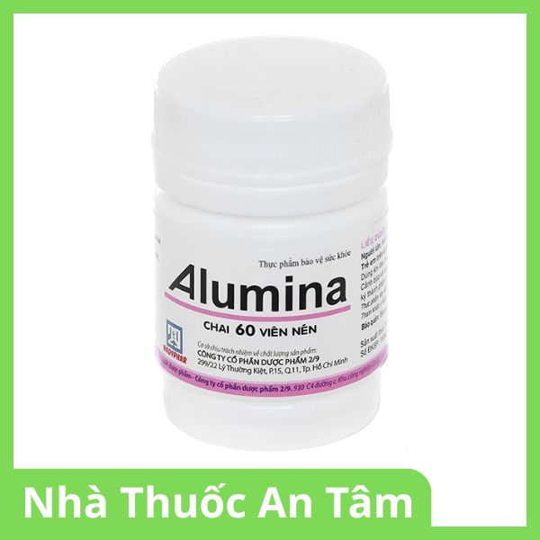 Viên uống Alumina Nadyphar hỗ trợ điều trị viêm loét dạ dày, tá tràng
