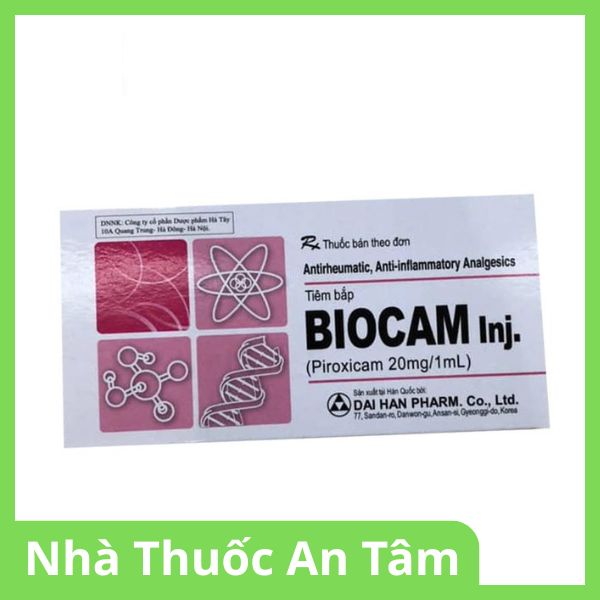 Thuốc tiêm Biocam Inj 20mg/ml điều trị đau do viêm khớp (2)