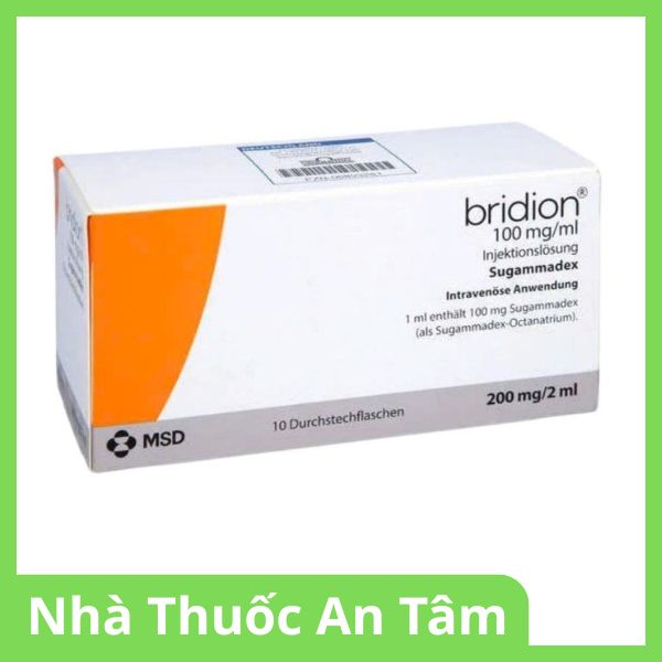 Thuốc tiêm Bridion 100mg/ml giúp đảo ngược phong bế thần kinh cơ