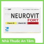 Viên nén Ceteco Neurovit Fort trị thiếu các vitamin B1, B6, B12