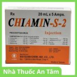 Thuốc Chiamin-S-2 20ml cung cấp acid amin cho cơ thể (5 ống 20ml) Thuốc tiêm Chiamin-S-2 20ml cung cấp acid amin cho cơ thể
