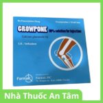 Thuốc Growpone 10% điều trị hạ calci huyết cấp, dự phòng thiếu calci huyết (10 ống) Dung dịch tiêm Growpone 10% điều trị hạ calci huyết cấp