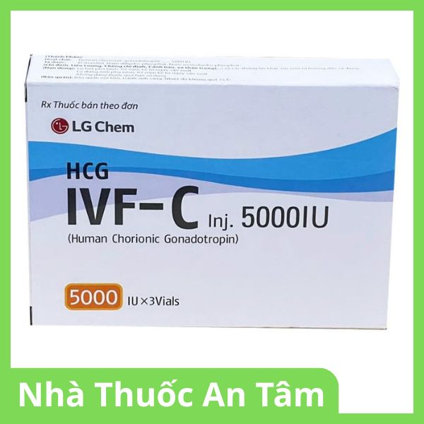 Thuốc tiêm HCG IVF-C 5000IU điều trị hiếm muộn