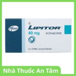 Viên nén Lipitor 40mg điều trị tăng cholesterol toàn phần