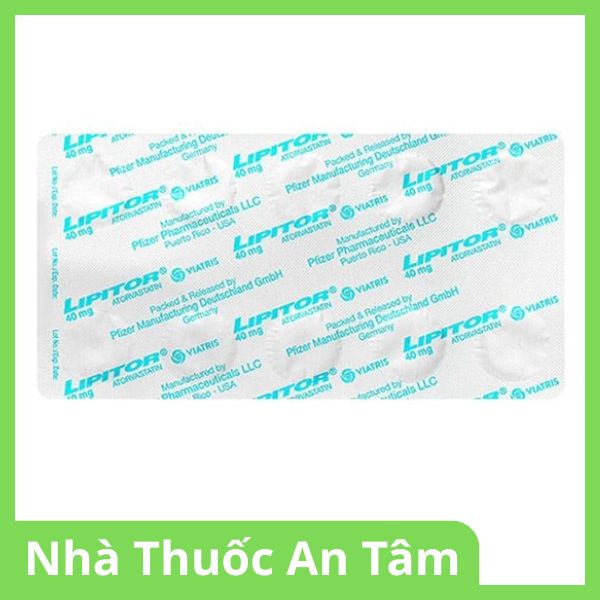 Viên nén Lipitor 40mg điều trị tăng cholesterol toàn phần (8)