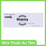 Thuốc mỡ tra mắt Herpacy điều trị viêm giác mạc do virus herpes simplex (tuýt 3.5g) Thuốc mỡ Herpacy điều trị viêm giác mạc do virus herpes simplex