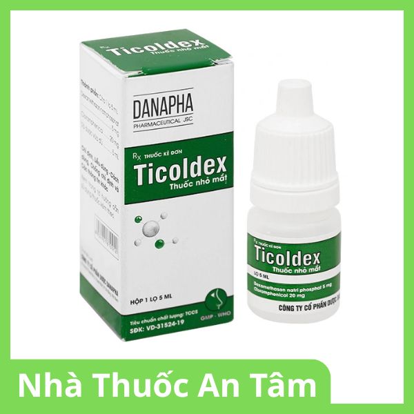 Dung dịch nhỏ mắt Ticoldex điều trị viêm giác mạc, viêm kết mạc (4)