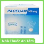 Thuốc Pacegan 500mg điều trị đau, hạ sốt nhẹ và vừa (2 vỉ x 10 viên) Viên sủi Pacegan 500mg điều trị đau, hạ sốt nhẹ và vừa