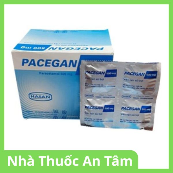 Viên sủi Pacegan 500mg điều trị đau, hạ sốt nhẹ và vừa (3)