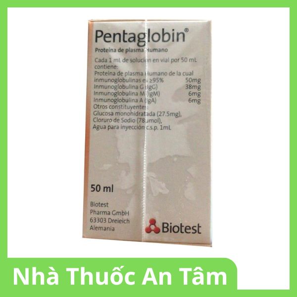 Dung dịch tiêm Pentaglobin điều trị bổ trợ trong nhiễm khuẩn nặng, bổ sung glubin miễn dịch cho cơ thể (3)