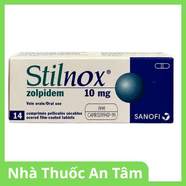 Viên nén Stilnox 10mg điều trị rối loạn giấc ngủ ở người trưởng thành
