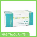 Thuốc Surotadina 10mg điều trị tăng cholesterol trong máu (14 vỉ x 7 viên) Viên nén Surotadina 10mg điều trị tăng cholesterol trong máu