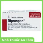Thuốc tiêm Diprospan Injection (5+2)mg/ml trị viêm xương khớp (1 ống x 1ml) Thuốc tiêm Diprospan Injection (5+2)mg/ml điều trị các bệnh cơ xương và mô mềm, dị ứng
