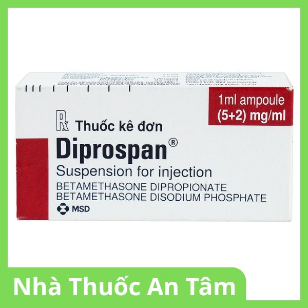 Thuốc tiêm Diprospan Injection (5+2)mg/ml điều trị các bệnh cơ xương và mô mềm, dị ứng