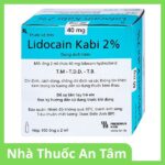 Thuốc tiêm Lidocain Kabi 2% dùng để gây tê tại chỗ (100 ống x 2ml) Dung dịch tiêm Lidocain Kabi 2% dùng để gây tê tại chỗ