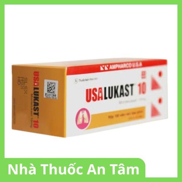 Viên nén USAlukast 10mg dự phòng và điều trị hen phế quản mạn tính (3)