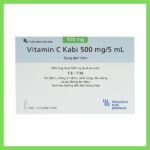 Thuốc Vitamin C Kabi 500mg/5ml phòng và điều trị bệnh Scorbut (1 vỉ x 6 ống ) Thuốc Vitamin C Kabi 500mg/5ml cung cấp vitamin C