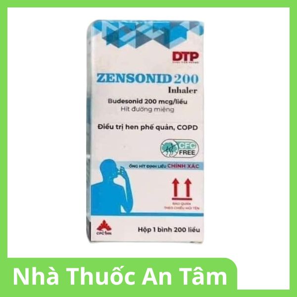 Thuốc xịt Zensonid 200 điều trị hen phế quản, phổi tắc nghẽn mạn tính