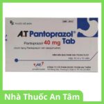 Thuốc A.T Pantoprazol 40mg điều trị loét dạ dày - tá tràng (10 vỉ x 10 viên) Viên nén A.T Pantoprazol Tab 40mg điều trị loét dạ dày - tá tràng