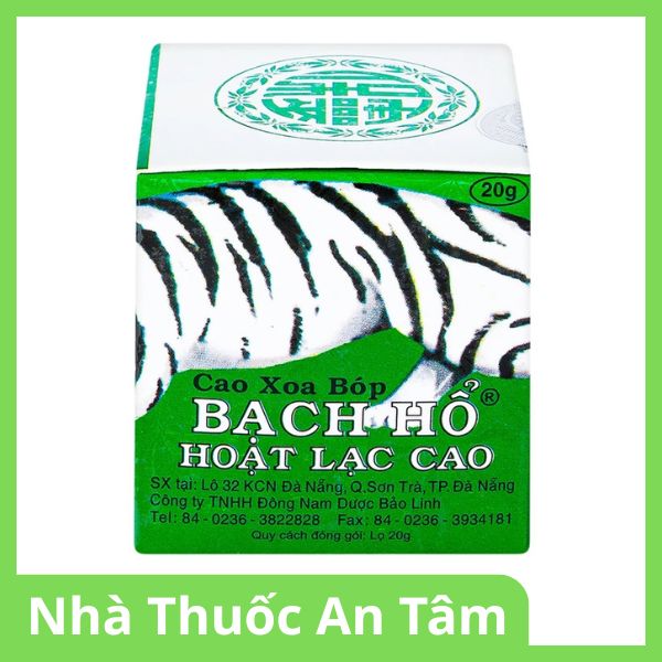 Cao xoa bóp Bạch Hổ Hoạt Lạc Cao Bảo Linh điều trị đau lưng cấp, đau thần kinh tọa (2)