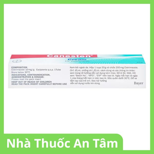 kem-boi-canesten-cream-2 Kem bôi Canesten Cream điều trị nấm da, nấm men (2)