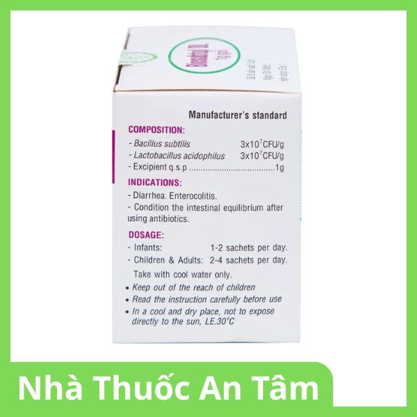 men-tieu-hoa-song-biosubtyl-dl-3 Men tiêu hoá sống Biosubtyl DL điều trị tiêu chảy, viêm đại tràng, rối loạn tiêu hoá (3)